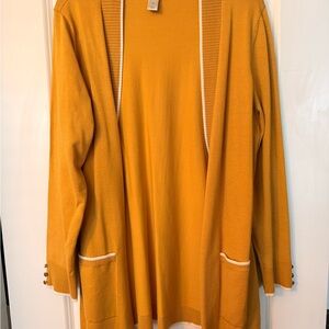 Christopher & Banks Golden Cardigan